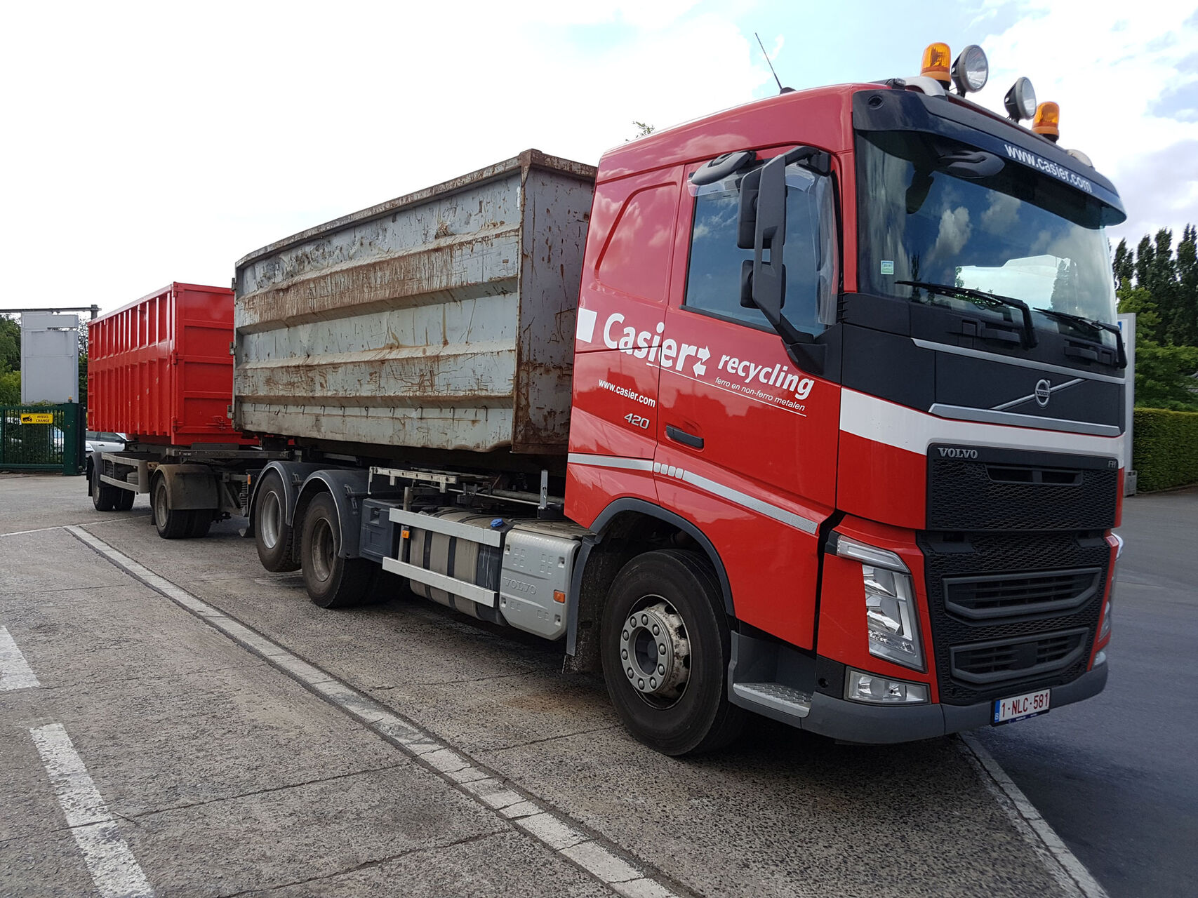 Plaatsen van containers